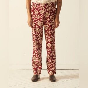 BODE floral pants size 34 NWOT